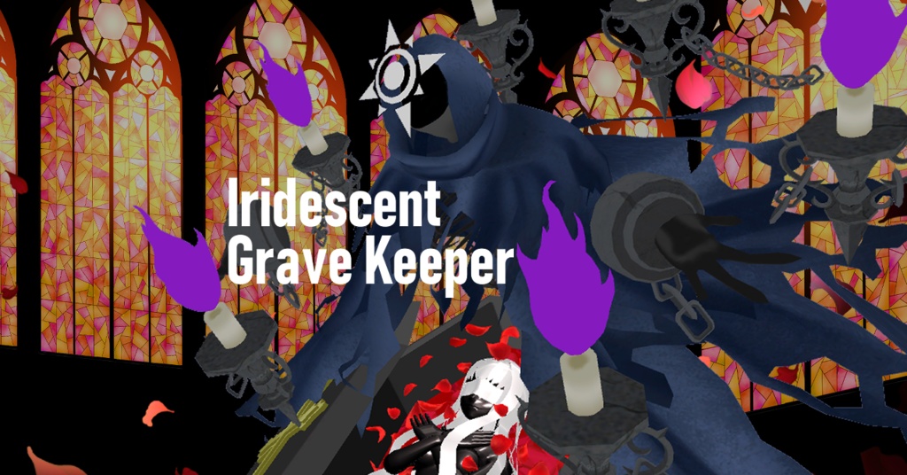 【cluster対応】人外3Dモデル『Iridescent Grave Keeper』