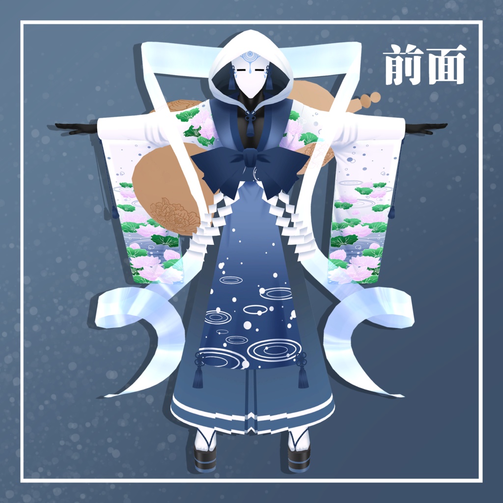 【VRC想定/cluster対応】オリジナル3Dモデル「ミクマリ‐mikumari‐」