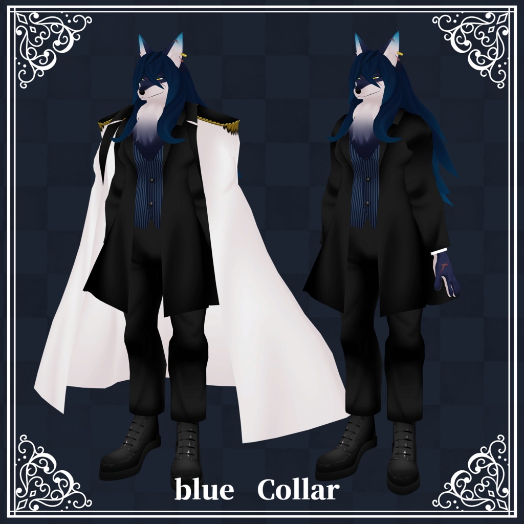 【VRC想定/cluster対応】オリジナル3Dモデル「Malice-マリス-」