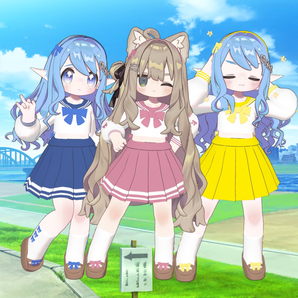 【キプフェル対応】リボンセーラー/Ribonsailor