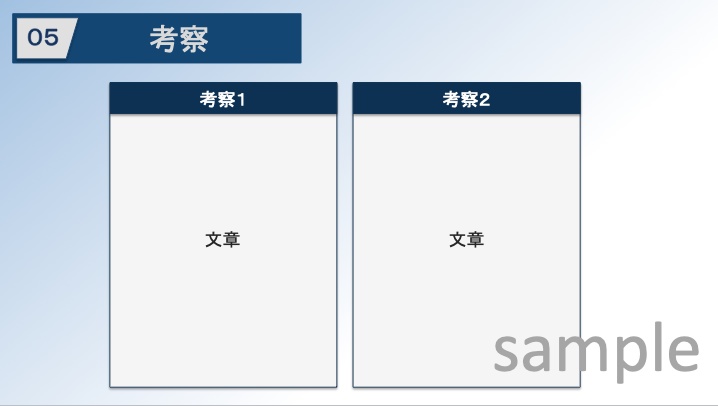 発表スライドテンプレート 基本セット(学会・症例報告)