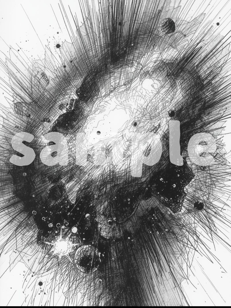 宇宙の始まり ― ビッグバンを描いた幻想アート(JPG)