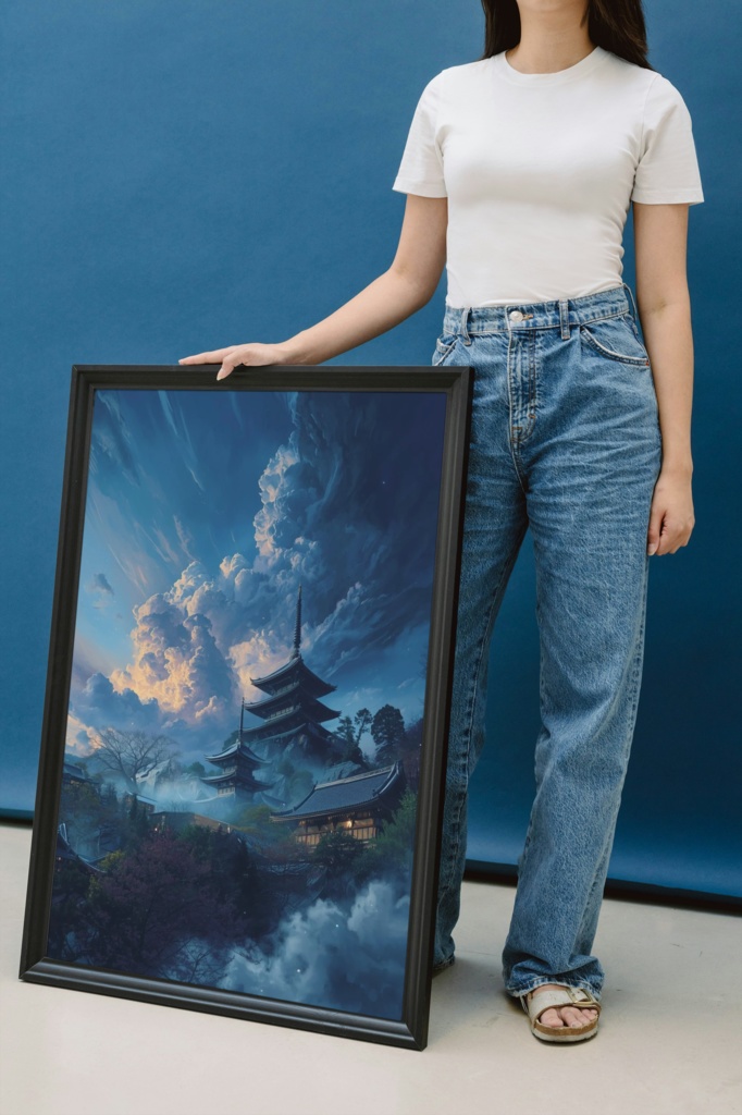 🏯 京都・古都の風景 ― 和風幻想アート(JPG)2 🌸