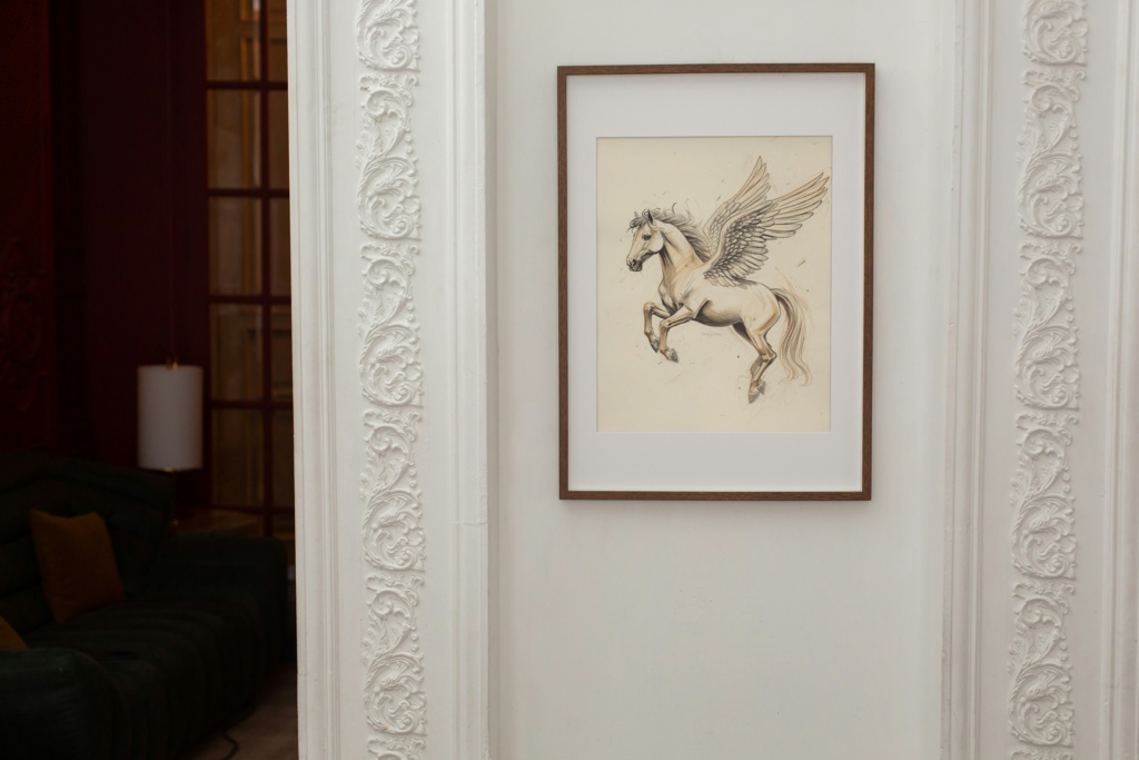 🪽 天空を駆けるペガサス ― 幻想的なアート2(JPG) ✨