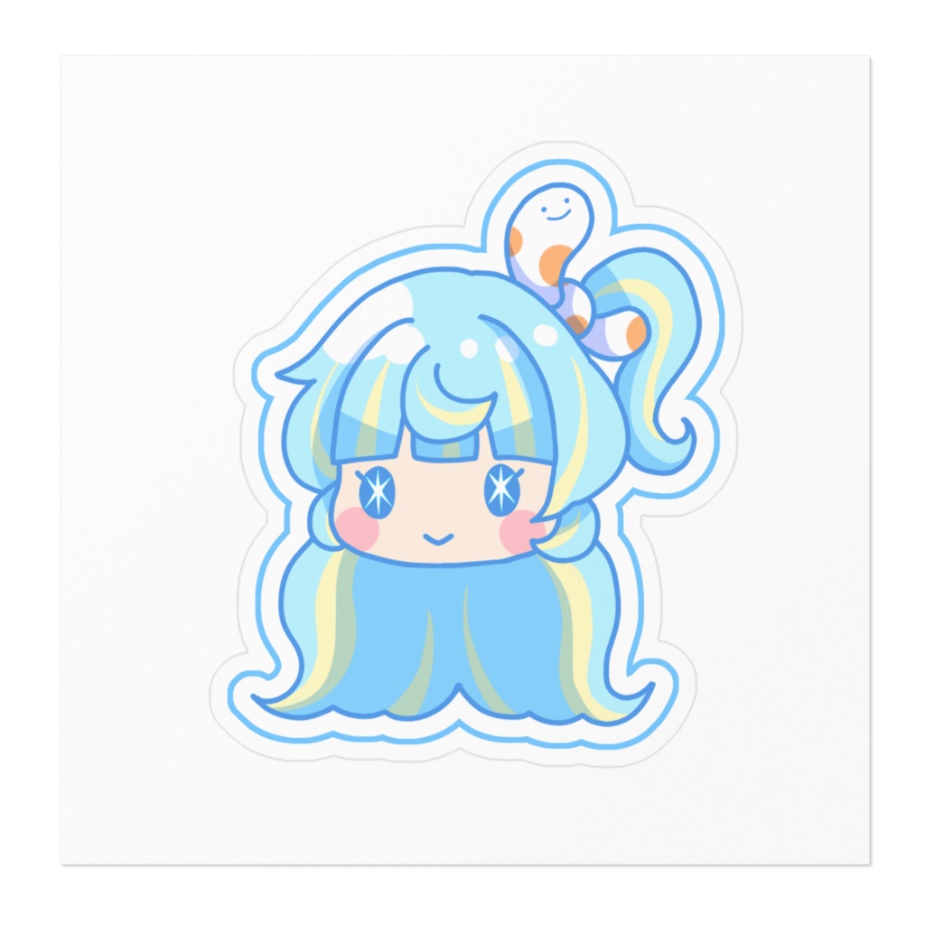 きらきらおめめのステッカー