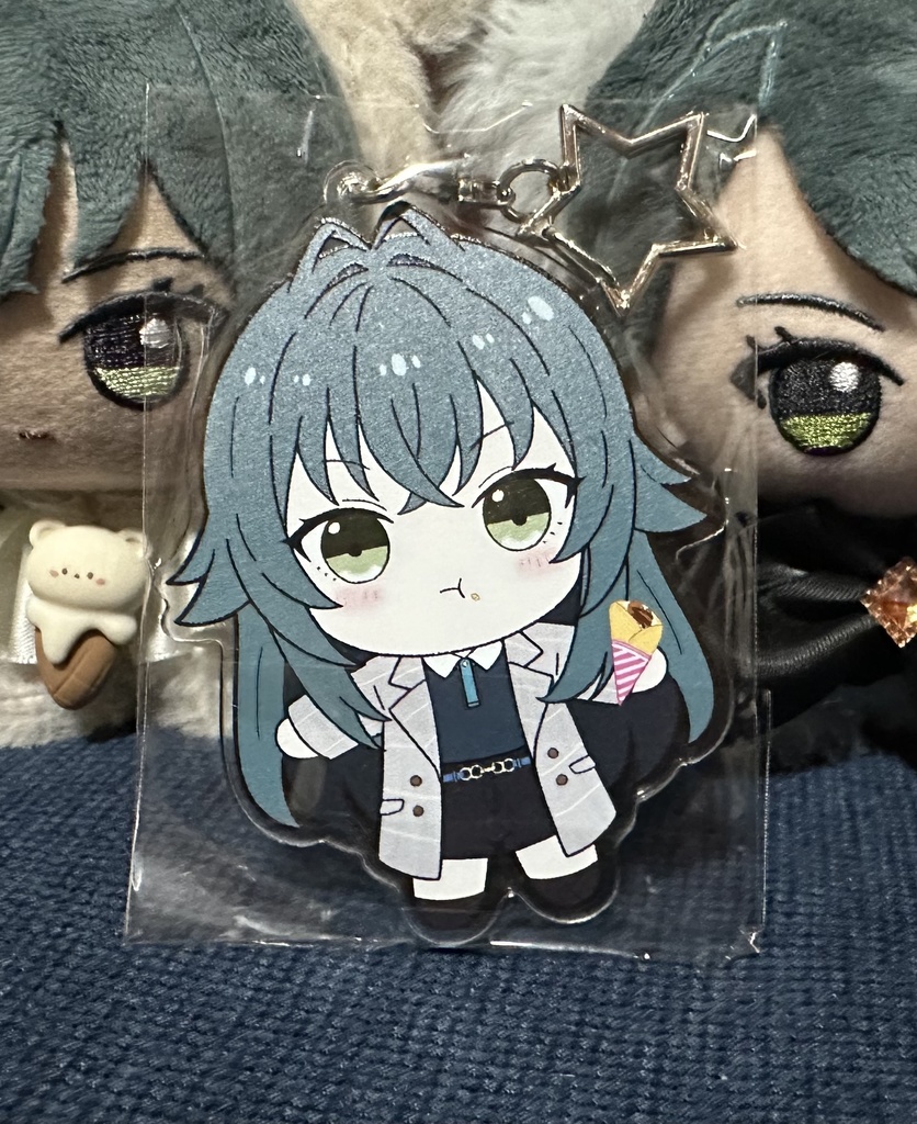 てまぬいBIG両面アクリルキーホルダー(7㎝)