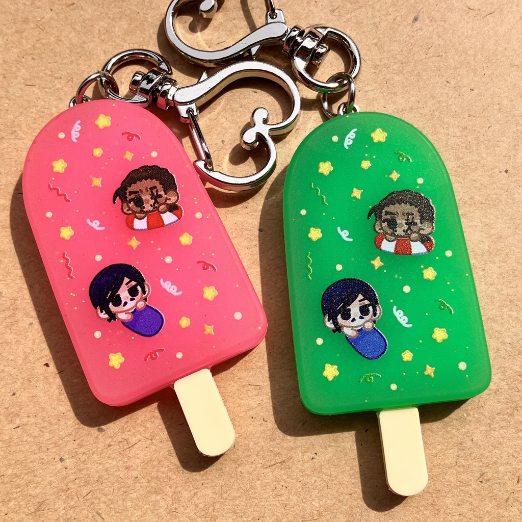 蓄光アイスキーホルダー