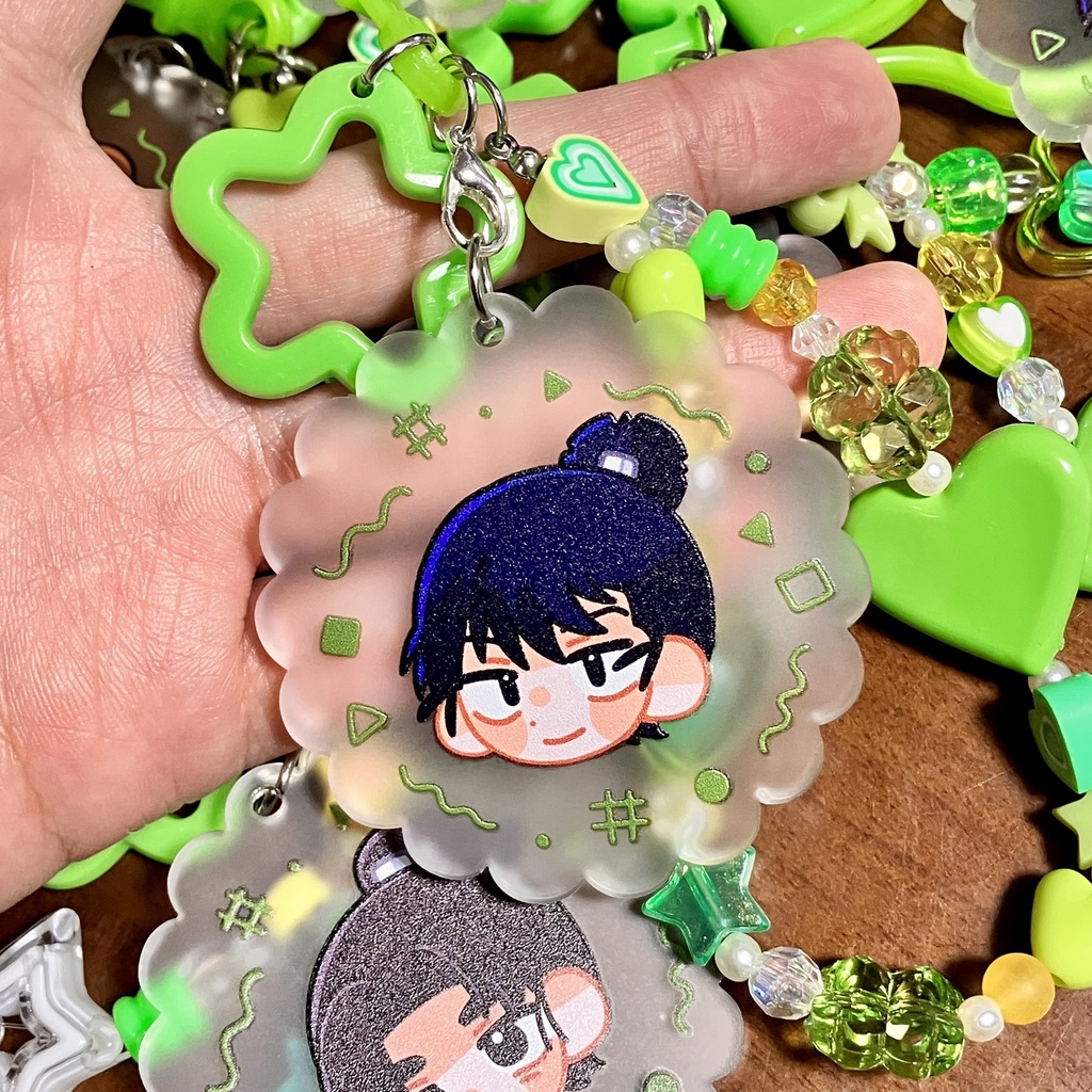 ビーズキーホルダー