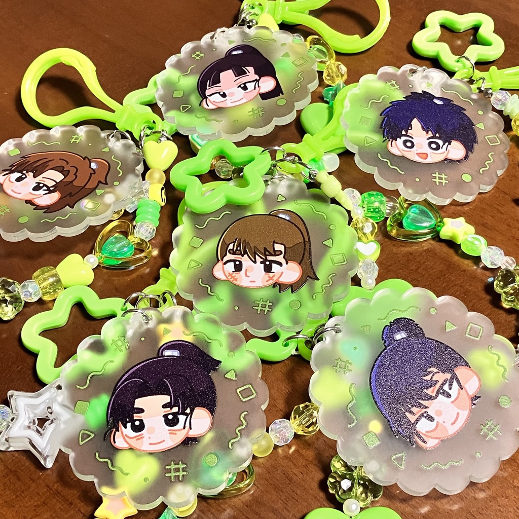 ビーズキーホルダー