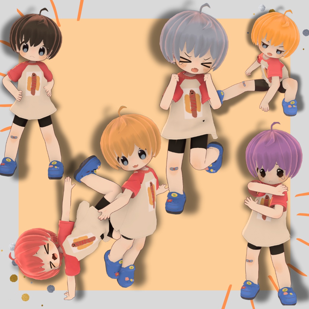 【まめひなた】少年カット【Quest対応可能】