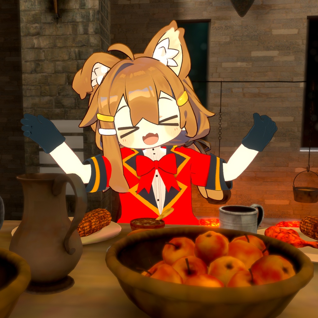 『まめふれんず』対応 👑ふぉーまるマント👑【VRChat想定アバター衣装】