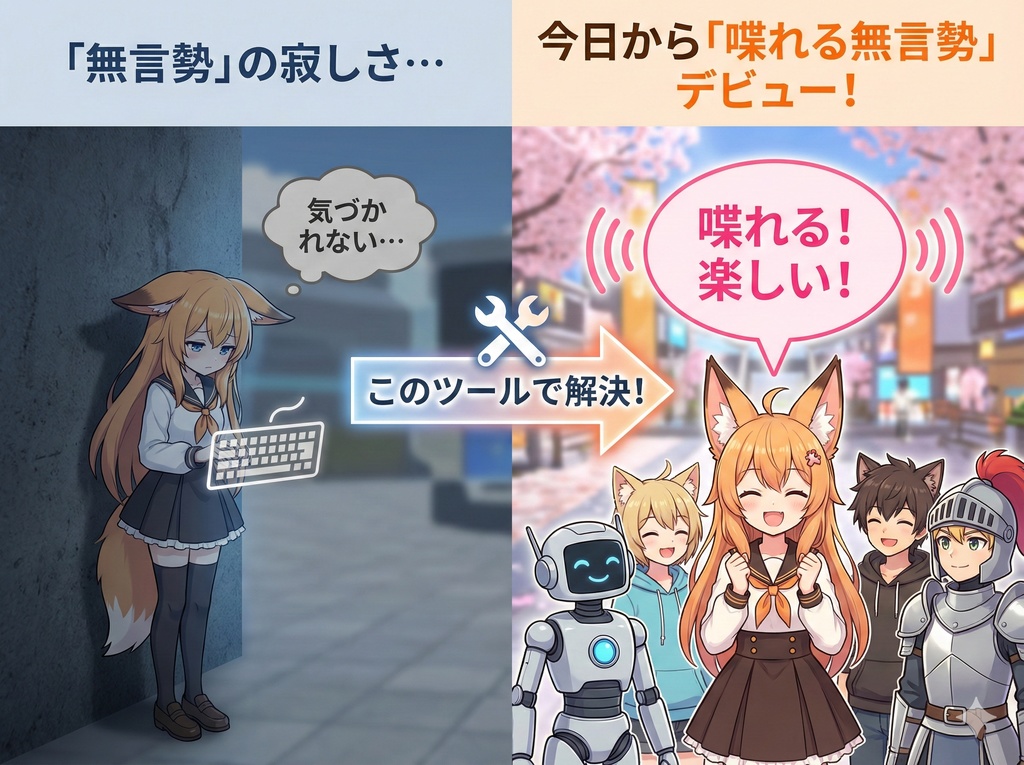 【はむ屋式:読み上げセットアップ】 〜 キーボードがあなたの「声」になる。クリックだけの導入支援ツール 〜