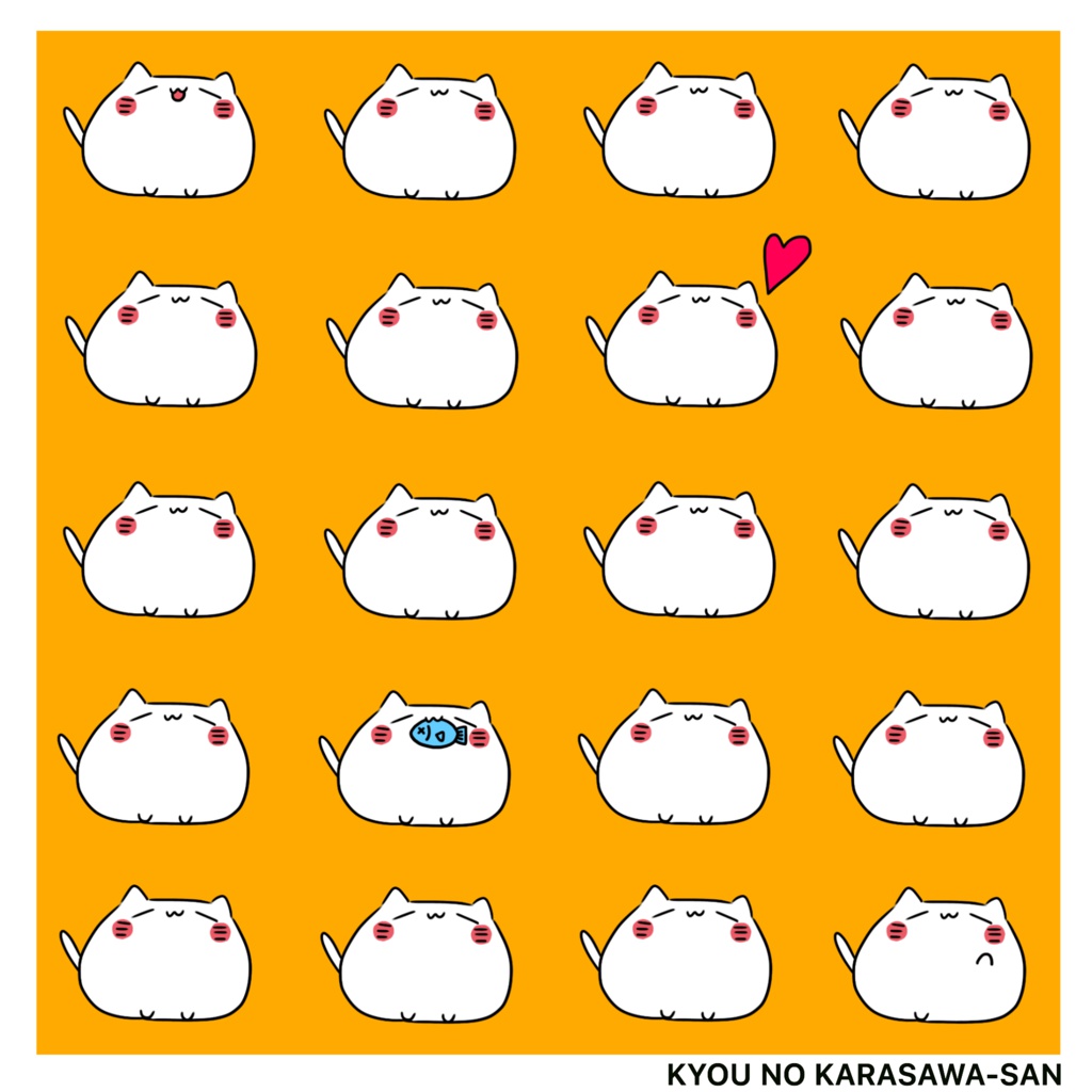 今日の柄澤さん。トートバッグ・オレンジ