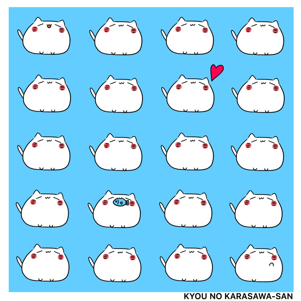 今日の柄澤さん。トートバッグ・空色