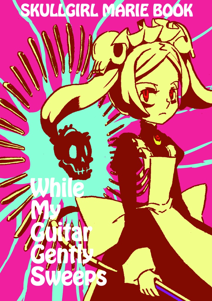 Skullgirls MARIE book While My Guitar Gently Sweeps