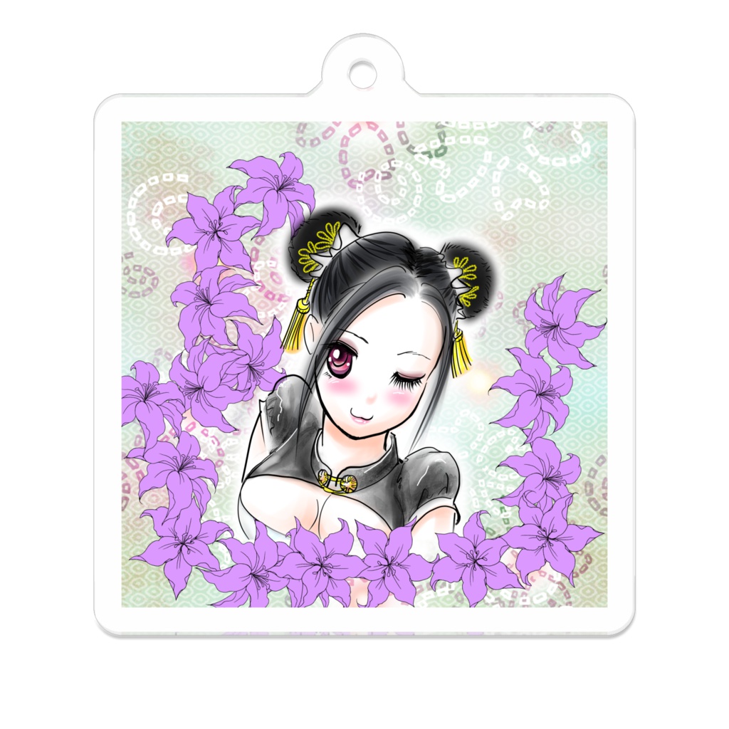 れみチャイナぱんだアクリルキーホルダー