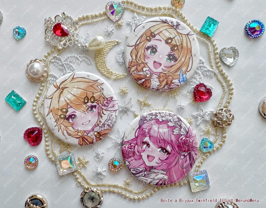 【Boite a Bijoux】オリジナル缶バッジ