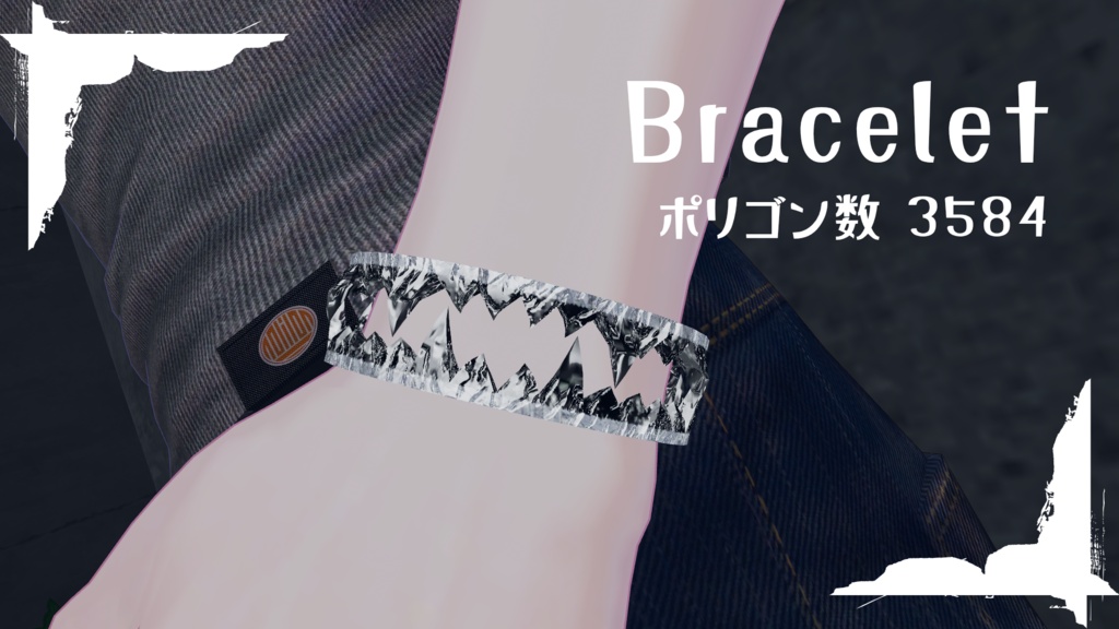 【VRC想定】アクセサリー 牙怪(gakai)