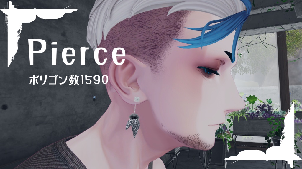 【VRC想定】アクセサリー 牙怪(gakai)