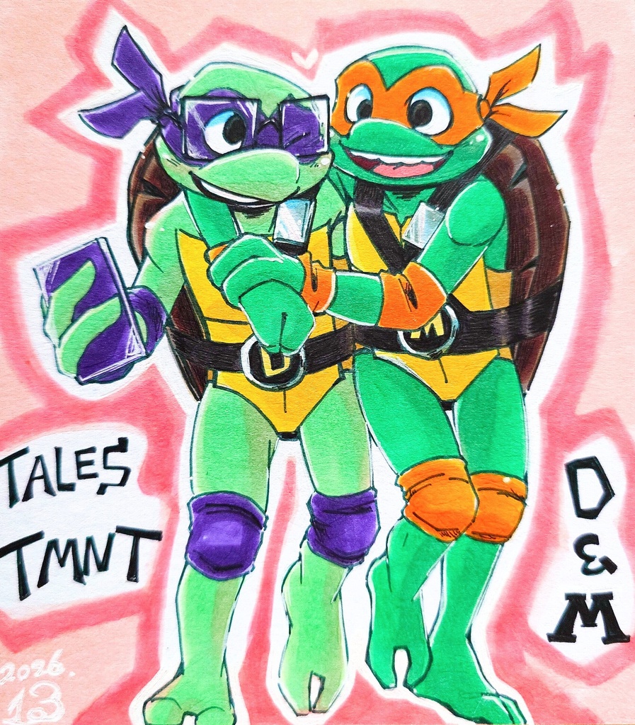 テイルズドニー＆マイキーミニ色紙