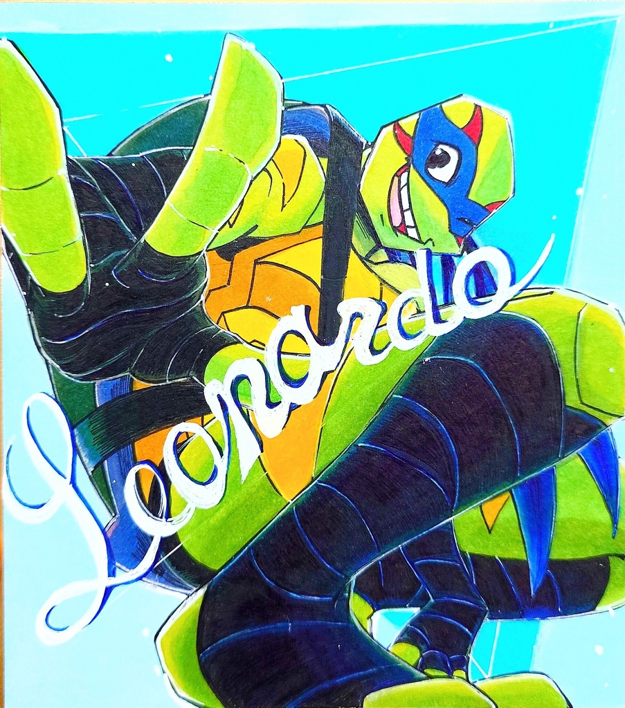 ライズレオミニ色紙