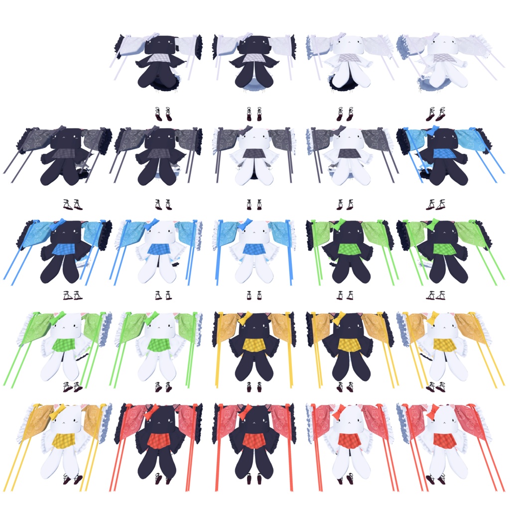 汎用07_うさにゃんこ