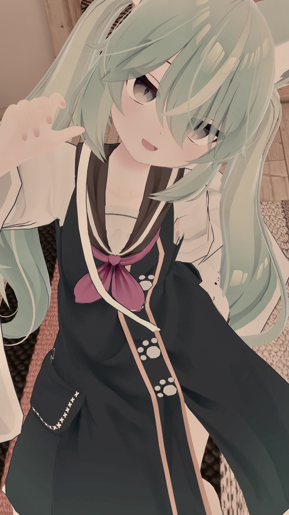 汎用09_制服にゃんこ