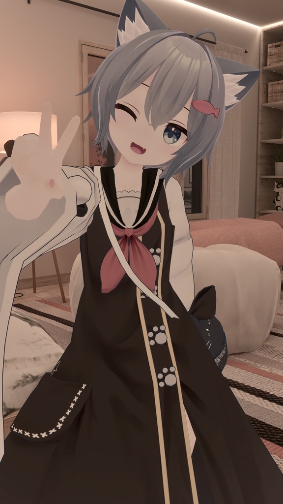 汎用09_制服にゃんこ