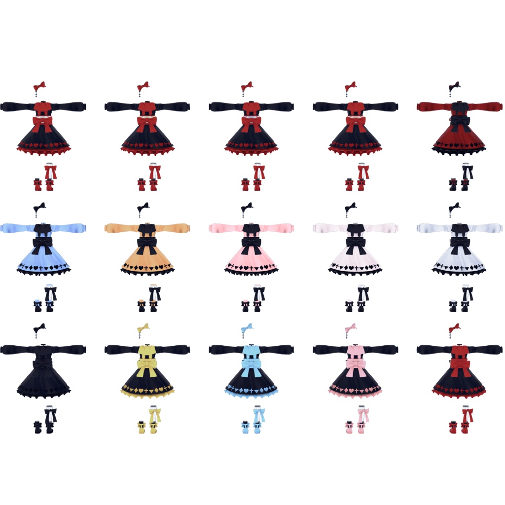 夢見る赤黒和ロリィタ