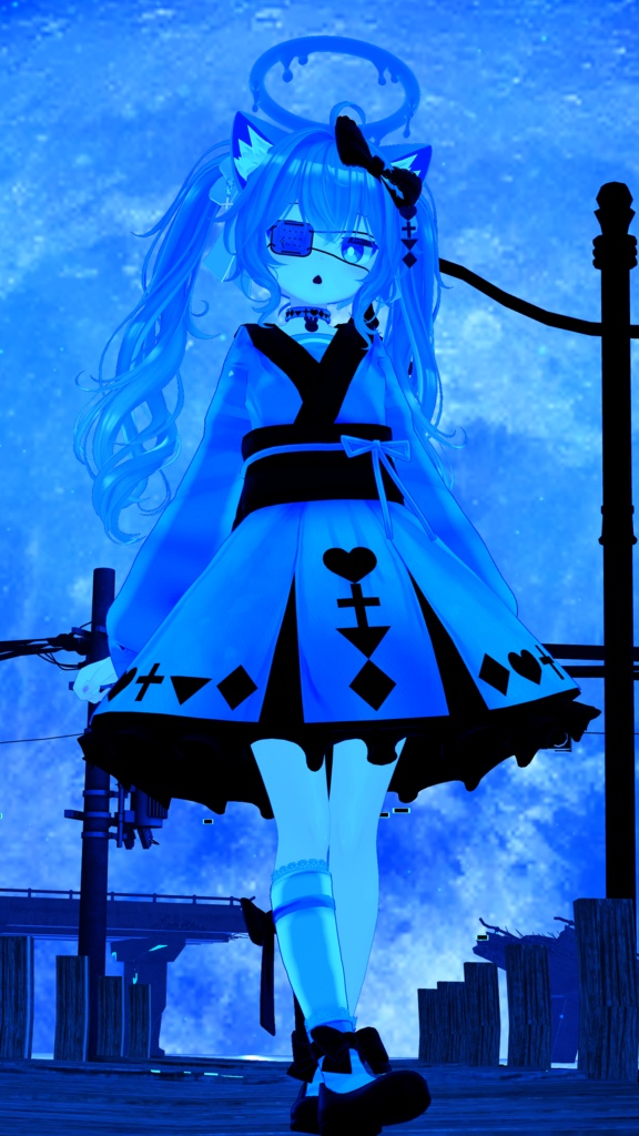 夢見る赤黒和ロリィタ