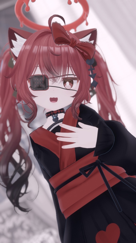 夢見る赤黒和ロリィタ