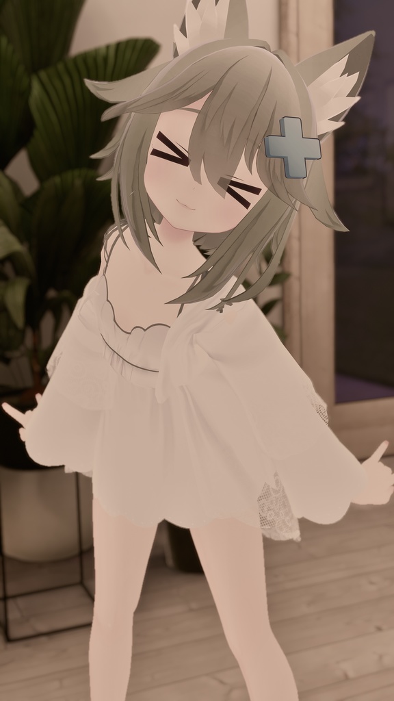 部屋着04_スリーピングフラワー