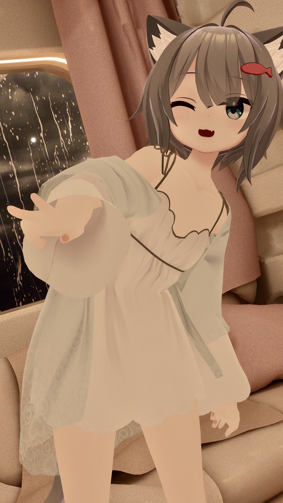 部屋着04_スリーピングフラワー