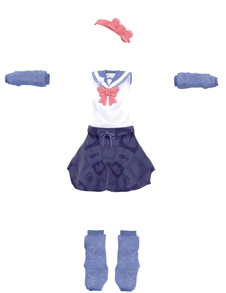 部屋着06_セーラーナイトウェア