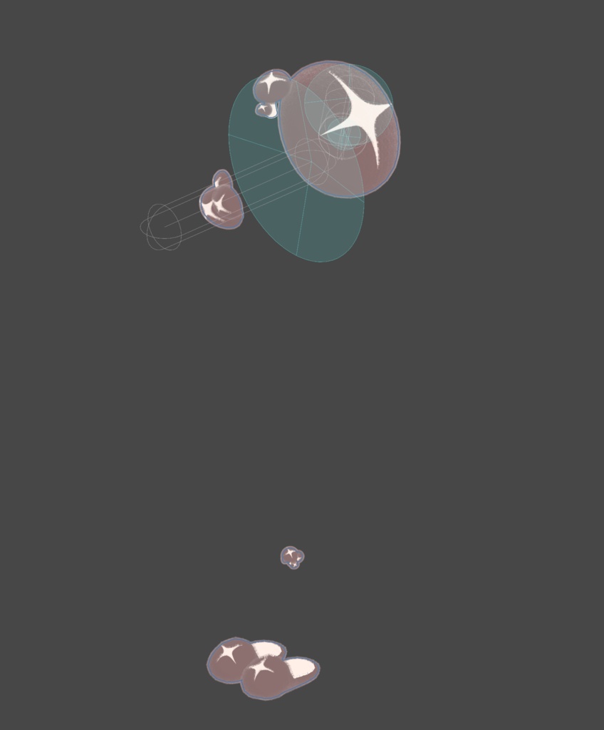 もこもこきのこ(アクセサリーセット)