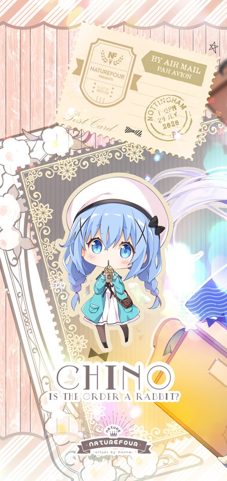 旅行チノちゃん手帳型スマホカバー