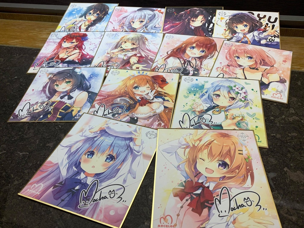 *MOCOLOR*ミニ色紙コレクション(全13種)