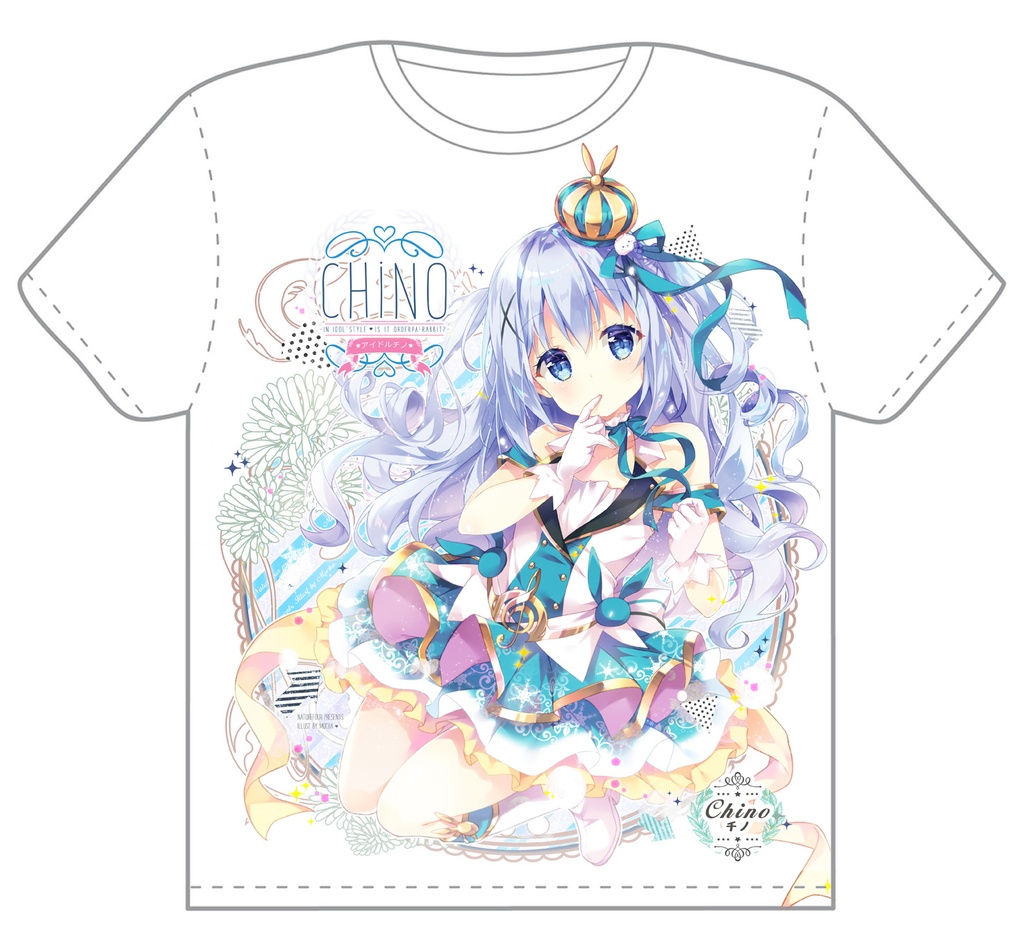 チノちゃんフルカラーTシャツ(LとXLサイズあり)