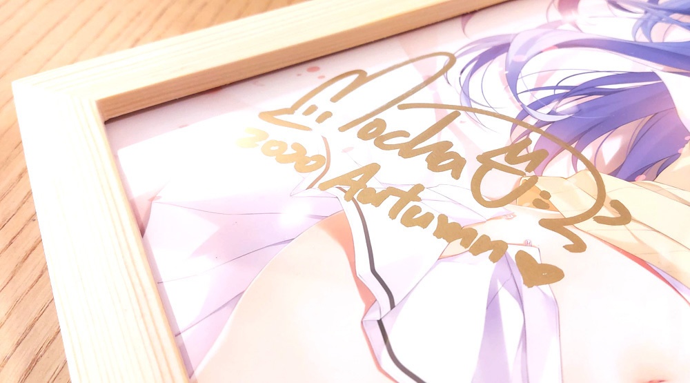 【BOOTH通販限定】直筆サイン複製画「JKチノちゃん」