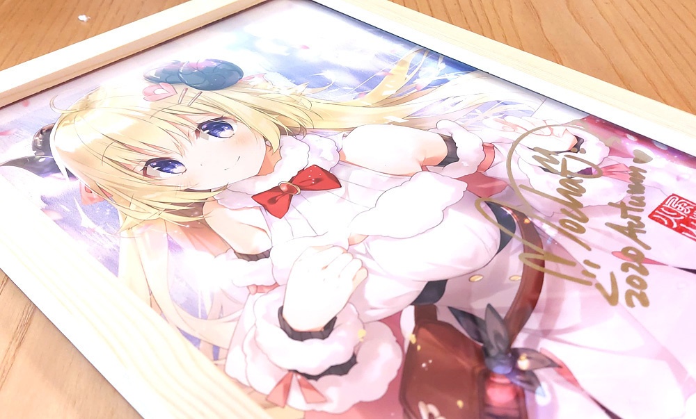 【BOOTH通販限定】直筆サイン複製画「わため」