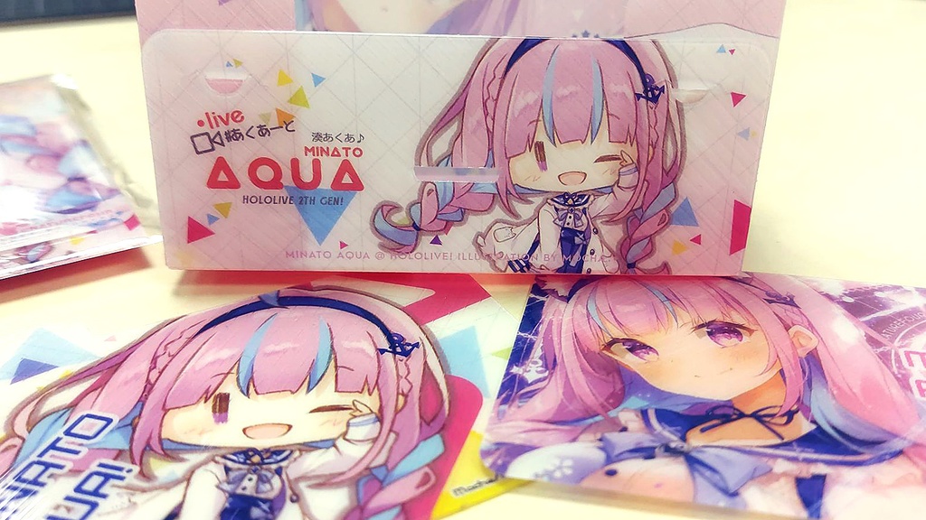 ホロライブスリーブ3点セット(ぺこらとあくあ+AQUAデッキケース)