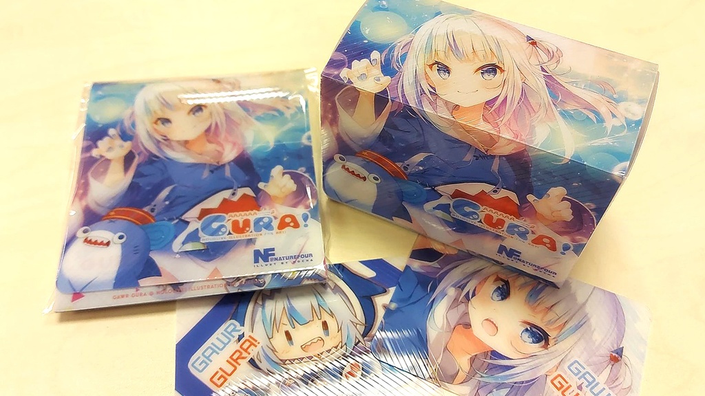 ホロライブスリーブ3点セット(わためxぐら+GURAデッキケース)