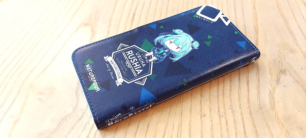 るしあ手帳型スマホカバー