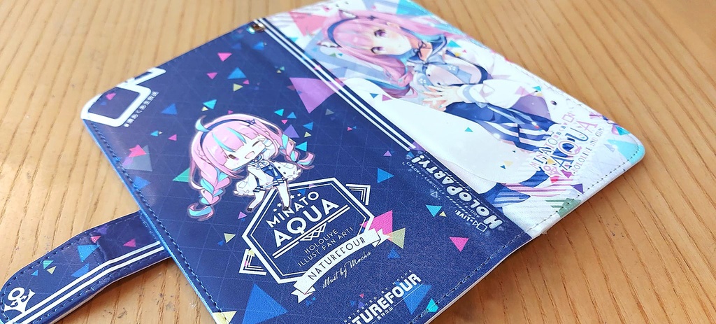 あくあ手帳型スマホカバー