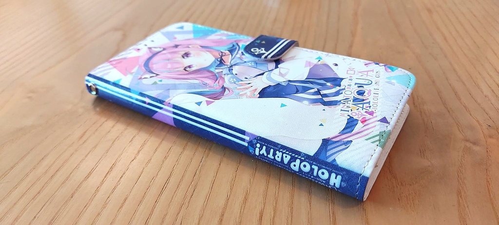 あくあ手帳型スマホカバー