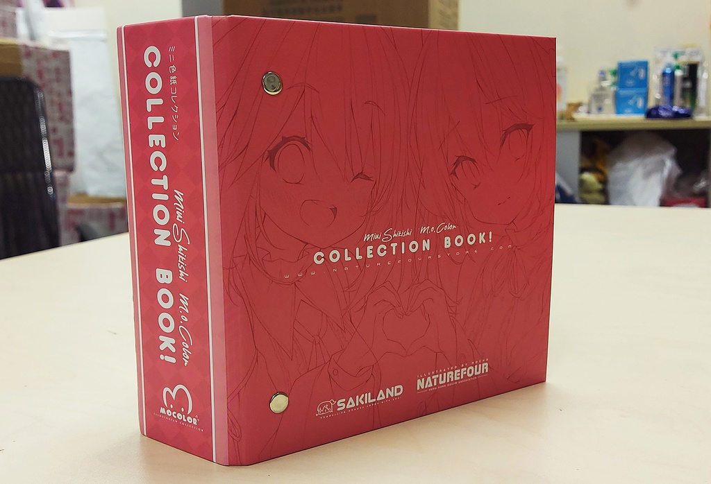 MOCOLORミニ色紙コレクションブック(特典あり)(10枚ポケット付き)