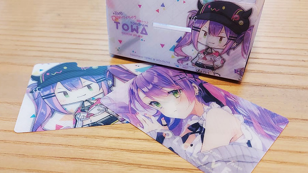 ホロライブスリーブ3点セット(トワ様とあくたん)