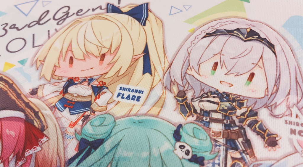 ホロライブ3期生フルカラーTシャツ