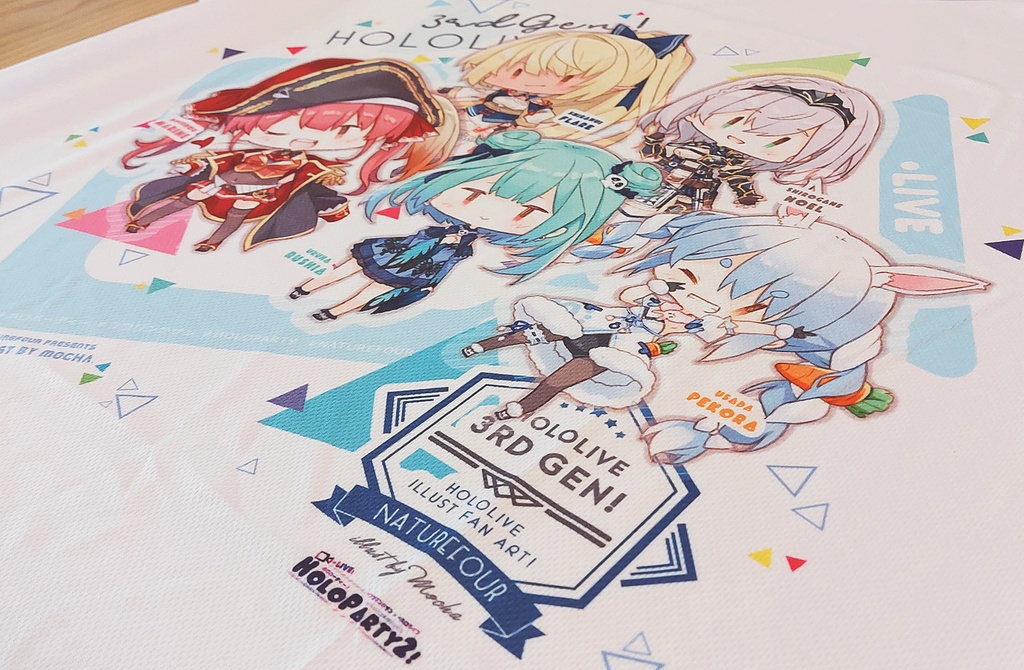 ホロライブ3期生フルカラーTシャツ