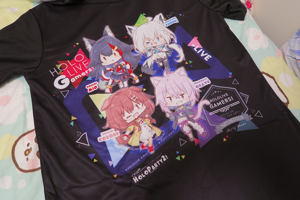 ホロライブゲーマーズTシャツ(黒い)